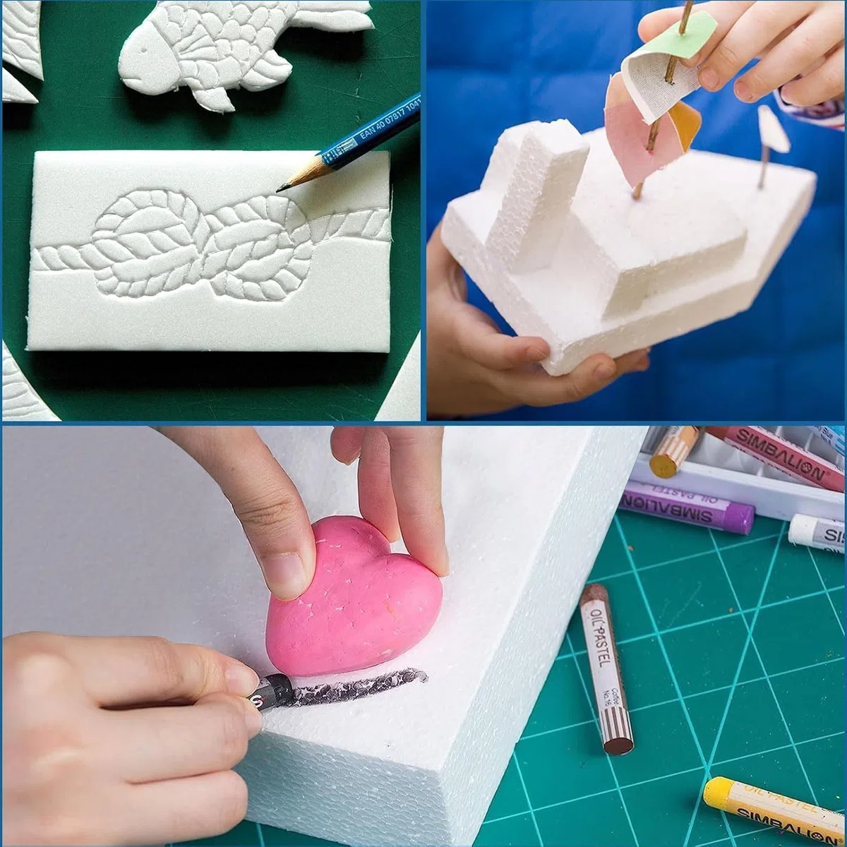 ASelected 1, Bianco, 30x30x2cm, 4 unità