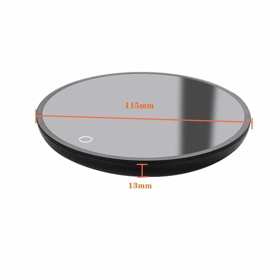 Scaldatazze caffè Scalda caffè intelligente 220 V 18 W Bevande Elettrico Riscaldamento Touchscreen da ufficio Tazza da caffè Riscaldatore elegante impermeabile con spegnimento automatico