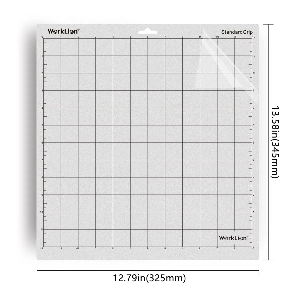 WORKLION Tappetino da taglio 30,5 x 30,5 cm per Silhouette Cameo (3 tappetini – StandardGrip, LightGrip, StrongGrip), adesivo resistente, antiscivolo, tappetini di ricambio per Silhouette Cameo 4/3/2